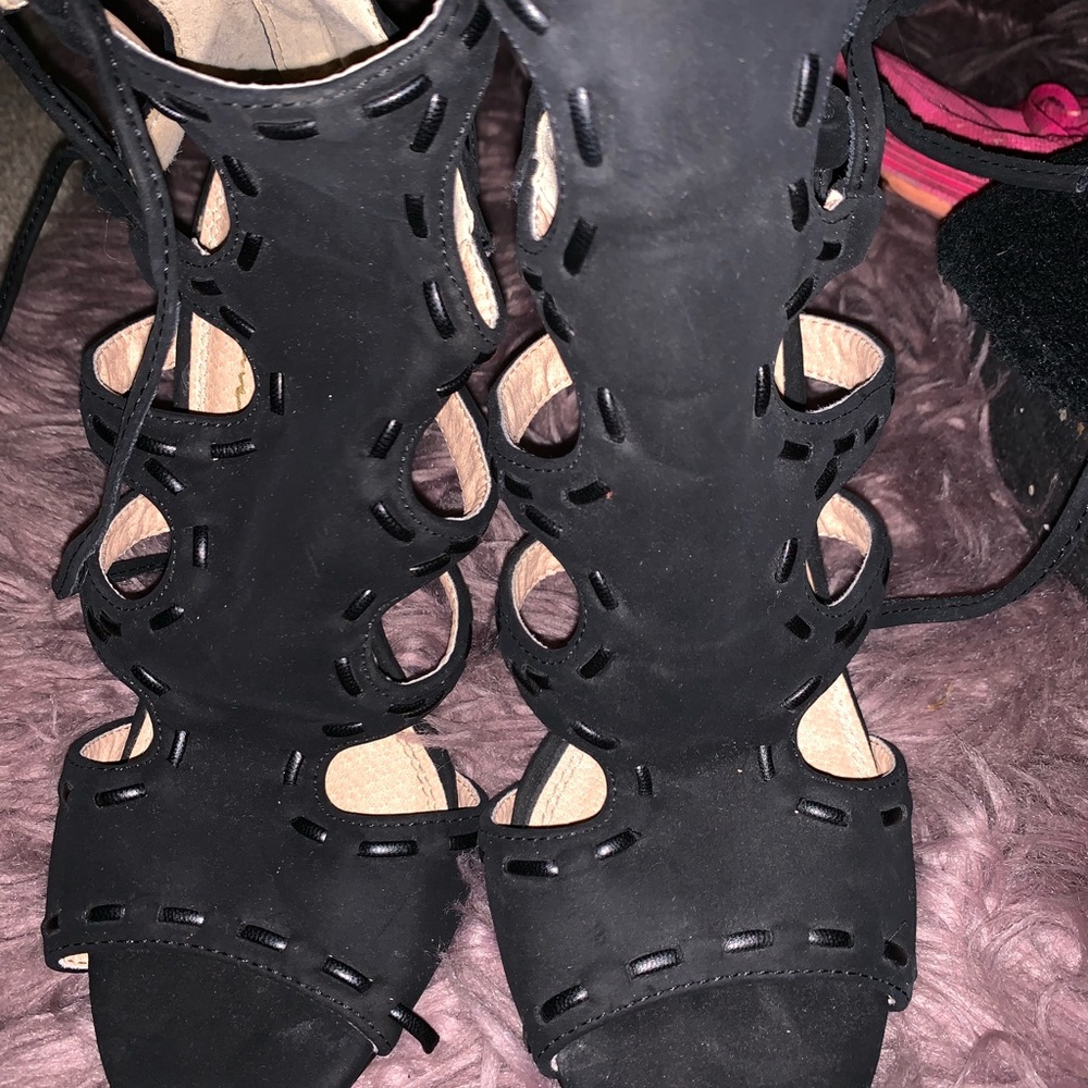 Black heels